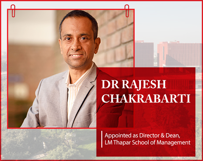 Dr Rajesh comes to us with over 25 years of well-rounded experience in academia and administration